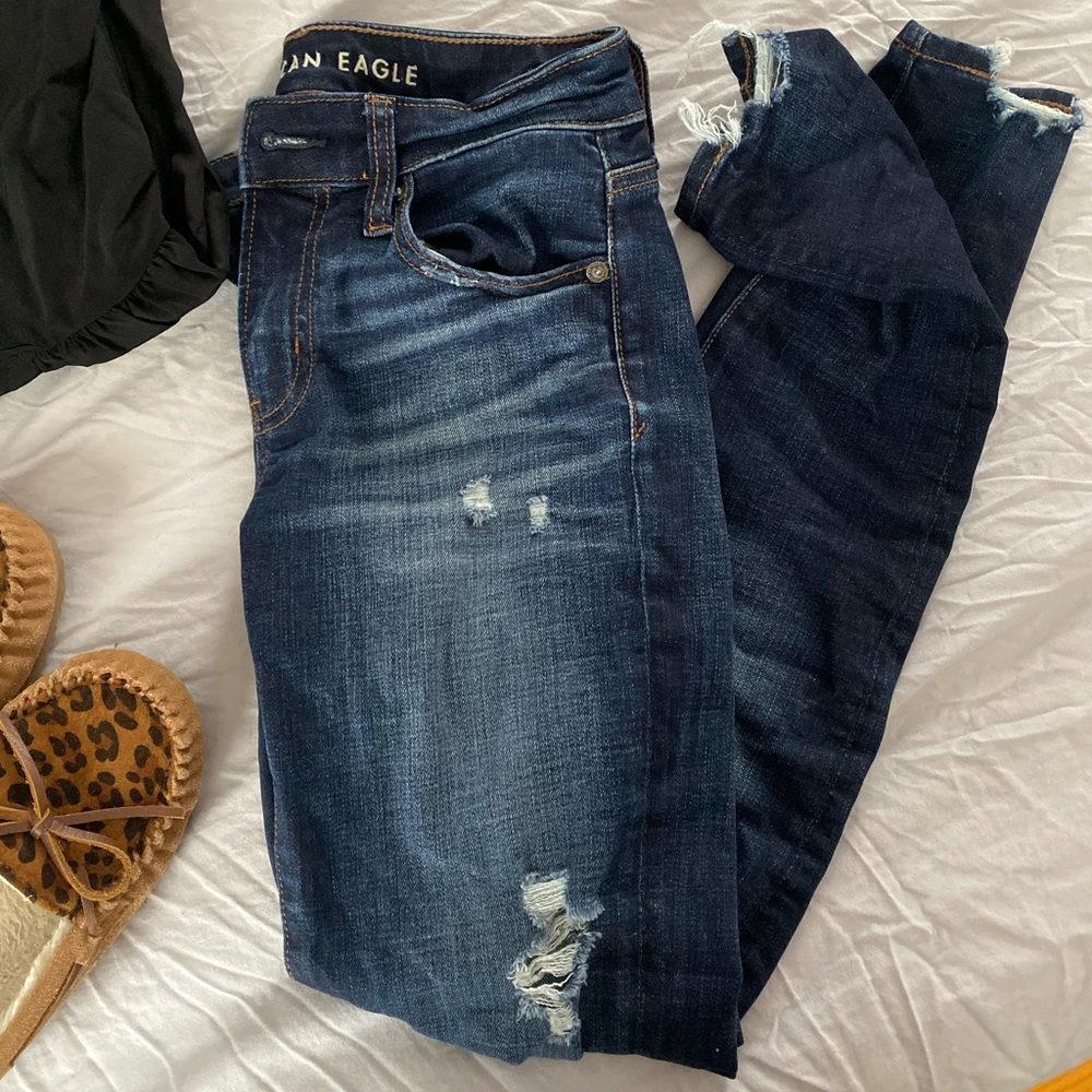 American Eagle dark wash size 0 Regular